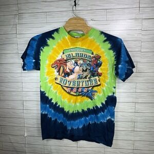 Universal Studios Orlando Men's‎ 2005 Island Adventure Tie Dye T-Shirt Size Lg
